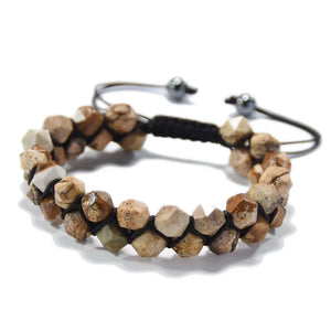 Braided Tiger Eye Stone Bracelet for Chakra Balance