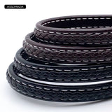 Flat Leather Jewelry Rope For Bracelet Necklace Handcraft Leather Cords