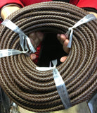 Braided Leather Bolo Cord Round Leather Strip 3/4/5/6mm