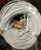 3mm Braided Leather Bolo Cord Round Strip Necklace Bracelet