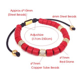 Braided Macrame Bracelet Women Natural Stone Charms Bracelet