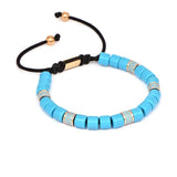 Braided Macrame Bracelet Women Natural Stone Charms Bracelet
