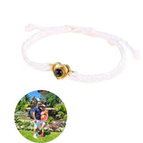 Engraved Love Projection Bracelet with Photo Light