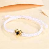 Engraved Love Projection Bracelet with Photo Light