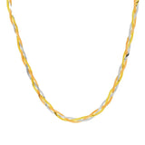 Braided Snake Bone Necklace Titanium Steel Clavicle Chain