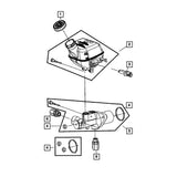 Brake Master Cylinder Reservoir Cap for 5014518AA