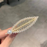 Retro Rhinestone Hair Clips For Women Ponytail Headwear