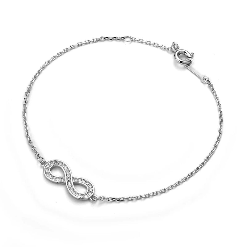 925 Sterling Silver 8 Bangle Bracelet Snake Chain Wedding Jewelry