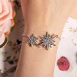925 Sterling Silver Snake Chain Bracelet Bangle 18+5cm