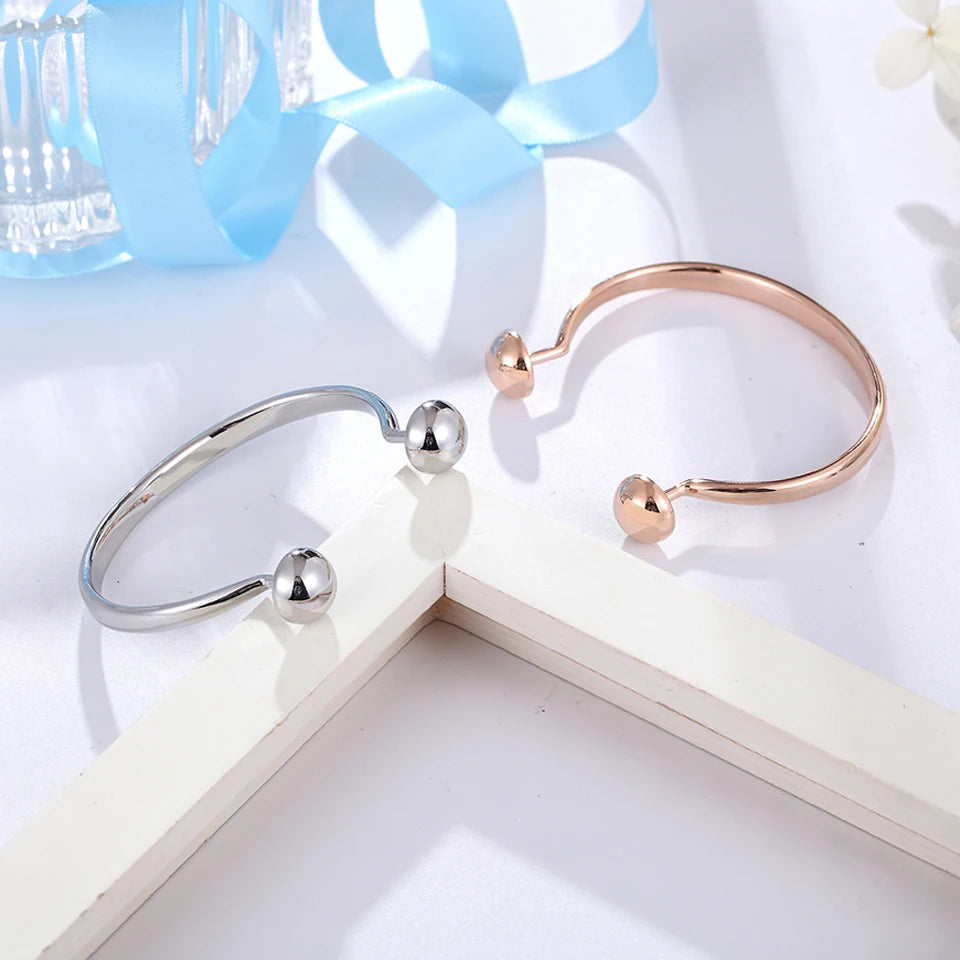 Classic Love Charm Bracelet Stainless Steel For Women Engagement
