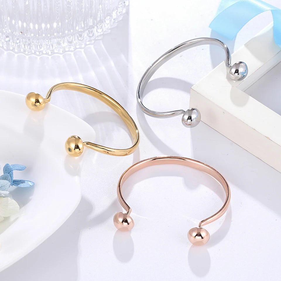 Classic Love Charm Bracelet Stainless Steel For Women Engagement