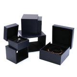 High-End Double Ring Jewelry Box Ring Necklace Storage Box