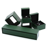 High-End Double Ring Jewelry Box Ring Necklace Storage Box