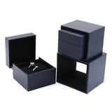 High-End Double Ring Jewelry Box Ring Necklace Storage Box