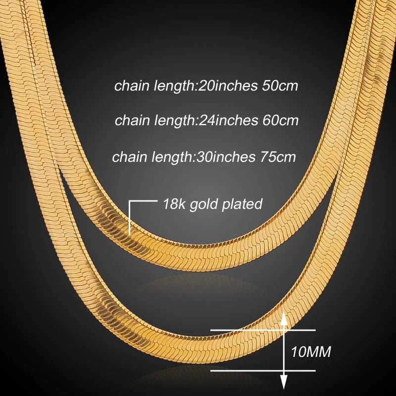 10MM Vintage Hip Hop Chain Men's Necklace