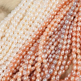 7-8mm Freshwater Pearl Necklace Semi-finished for DIY Jewelry