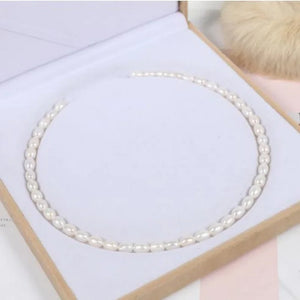7-8mm Freshwater Pearl Necklace Semi-finished for DIY Jewelry