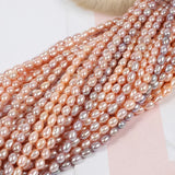 7-8mm Freshwater Pearl Necklace Semi-finished for DIY Jewelry