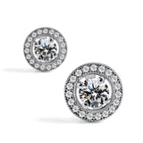 925 Sterling Silver Stud Earrings Women Fine Jewelry