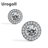 925 Sterling Silver Stud Earrings Women Fine Jewelry