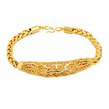 18k Yellow Plated Ladies Bracelet Sand Buckle Hollow Bridal Bracelet