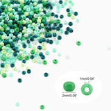2mm Gradient Seed Beads Kit Glass Jewelry Beads For DIY
