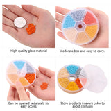 2mm Gradient Seed Beads Kit Glass Jewelry Beads For DIY
