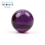 7 PCS 16mm Natural Chakra Tumbled Sphere Crystal Ball Healing Stone