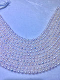 8-9mm Freshwater Pearl Backline DIY Women's Bracelet Necklace