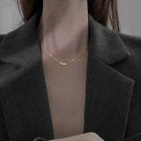 925 Silver Necklace Zircon Pendant Woman Jewelry Gift