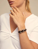 Electroplated 925 Silver 14k Rope Bracelet Jewelry Gift