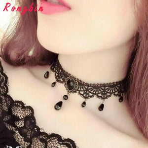 Velvet Choker Necklace Women Statement Necklaces & Pendants Bijoux Femme Collier
