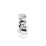 S925 Sterling Silver Reflection Gift Clip Love Clip Charm Jewelry