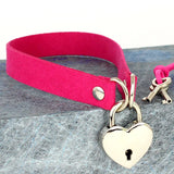 Gothic Punk Leather Choker Heart Necklace Rock Jewelry Gift