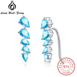 925 Silver CZ Stud Earrings Clear CZ Jewelry