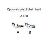 S925 Classic Leather Rope Bracelet Romantic DIY Jewelry Gift