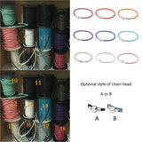 S925 Classic Leather Rope Bracelet Romantic DIY Jewelry Gift