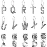 S925 Sterling Silver Zircon 26 Letters Series Pendant Accessories