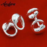 Silver Shirt Cuff Cufflinks for Wedding Party Gift