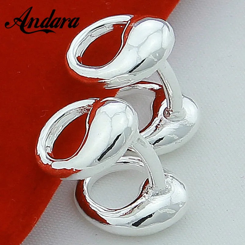 Silver Shirt Cuff Cufflinks for Wedding Party Gift