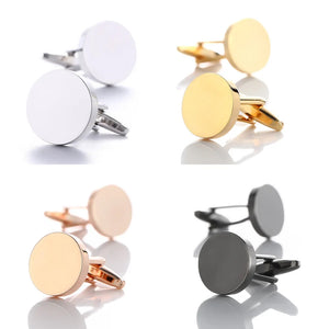 Business Metal Cuff Links for Men's Shirt Cuffs