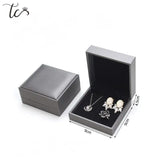 Elegant Leather Jewelry Box for Rings, Pendants, Earrings