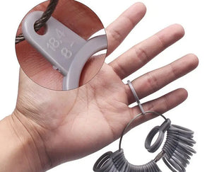 US Ring Sizer Measure Finger Gauge For Wedding Ring Band Tester