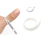 US Ring Sizer Measure Finger Gauge For Wedding Ring Band Tester