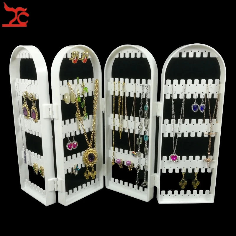 Foldable Jewelry Display Storage Organizer 240 Holes