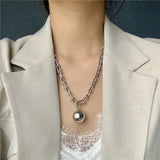 Vintage Punk U Chains Choker Necklace for Women