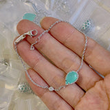 925 Silver Mother of Pearl Butterfly Jewelry Set for Women