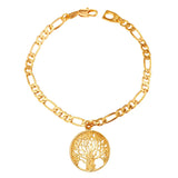 Vintage Golden Tree of Life Bracelet for Men