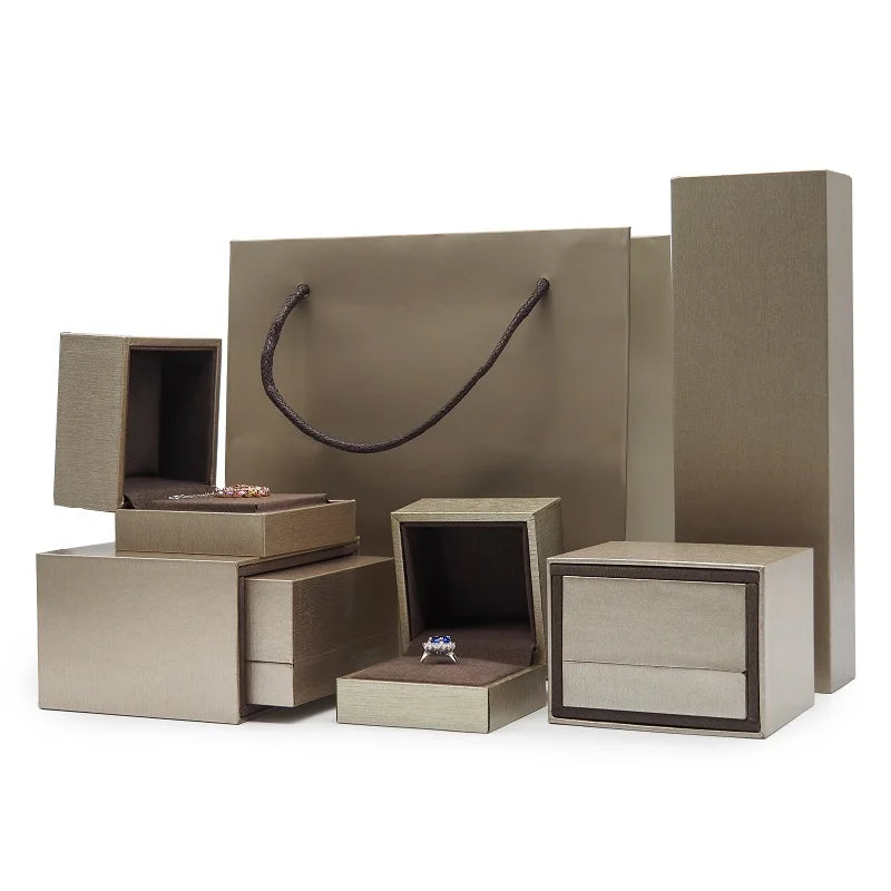 High-End Drawer-Type Jewelry Box Ring Necklace Bracelet Storage Box