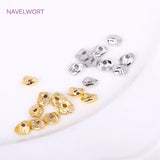 18K Plated Brass Irregular Beads For Jewelry Making